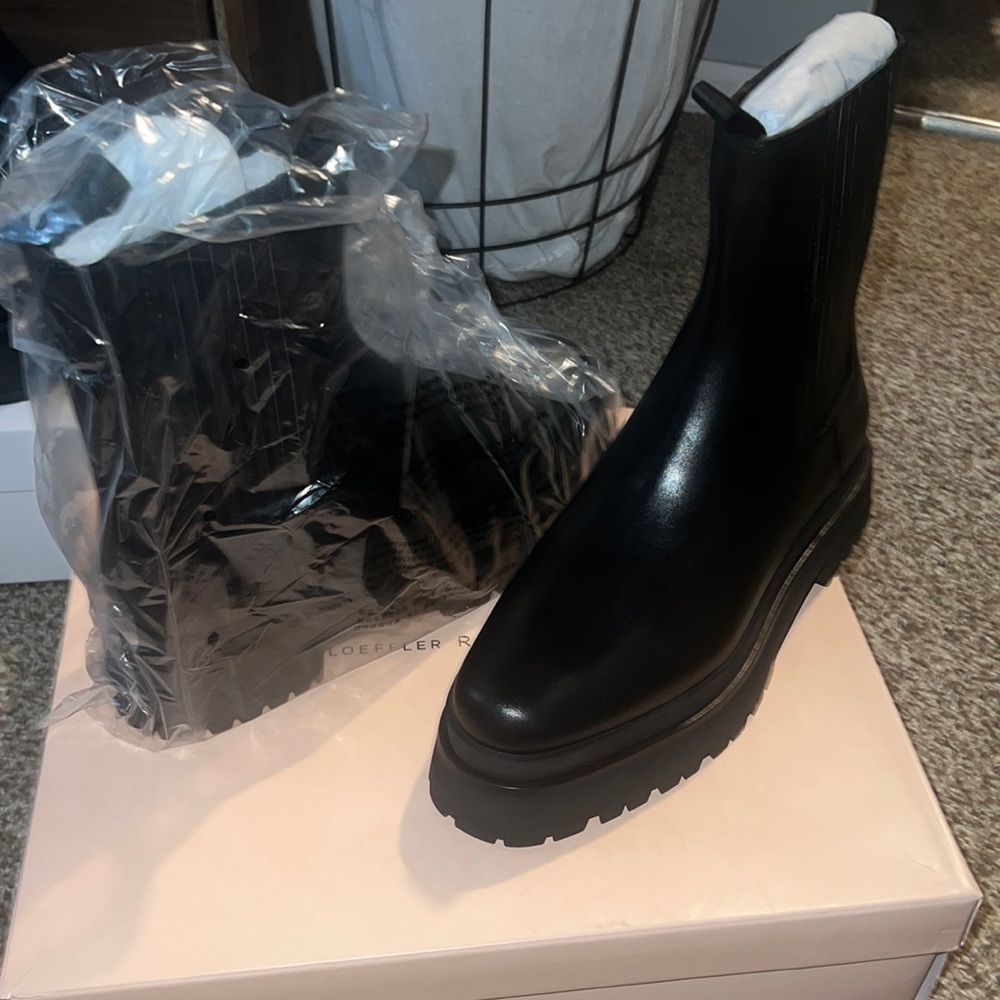 Loeffler Randall leather boots